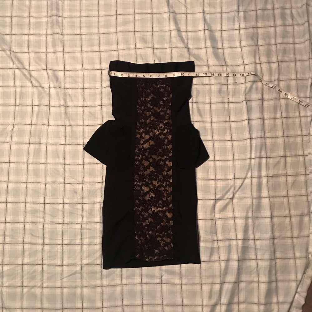Bebe strapless cocktail dress size XS